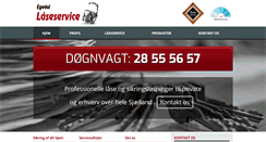 Desktop Screenshot of egedallaaseservice.dk